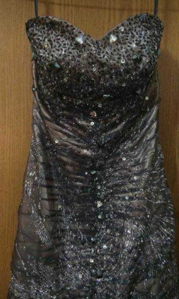 Grey/Black Sparkly Mermaid Dress size 1/2